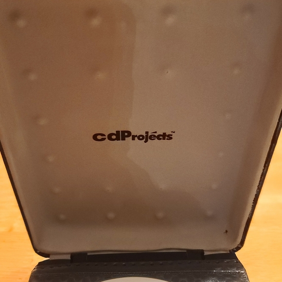 CD Projects Faux Leather Black 24 CD Hinged Case WITH CDS - Picture 2 of 12